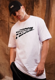 Camiseta  Streetwear Prison White And Black Ski Branca