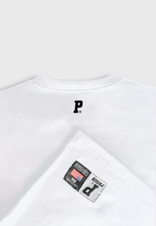Camiseta  Streetwear Prison White And Black Ski Branca
