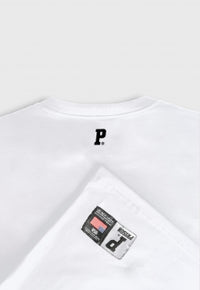 Camiseta  Streetwear Prison White And Black Ski Branca