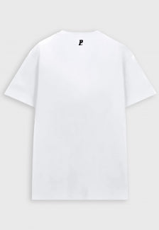 Camiseta  Streetwear Prison White And Black Ski Branca