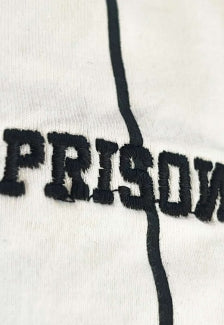Camiseta Listrada Prison New York Jersey Bordada