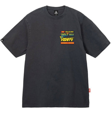 CAMISETA THE WOLF MAN CINZA ESTONADO "HALLOWEEN"
