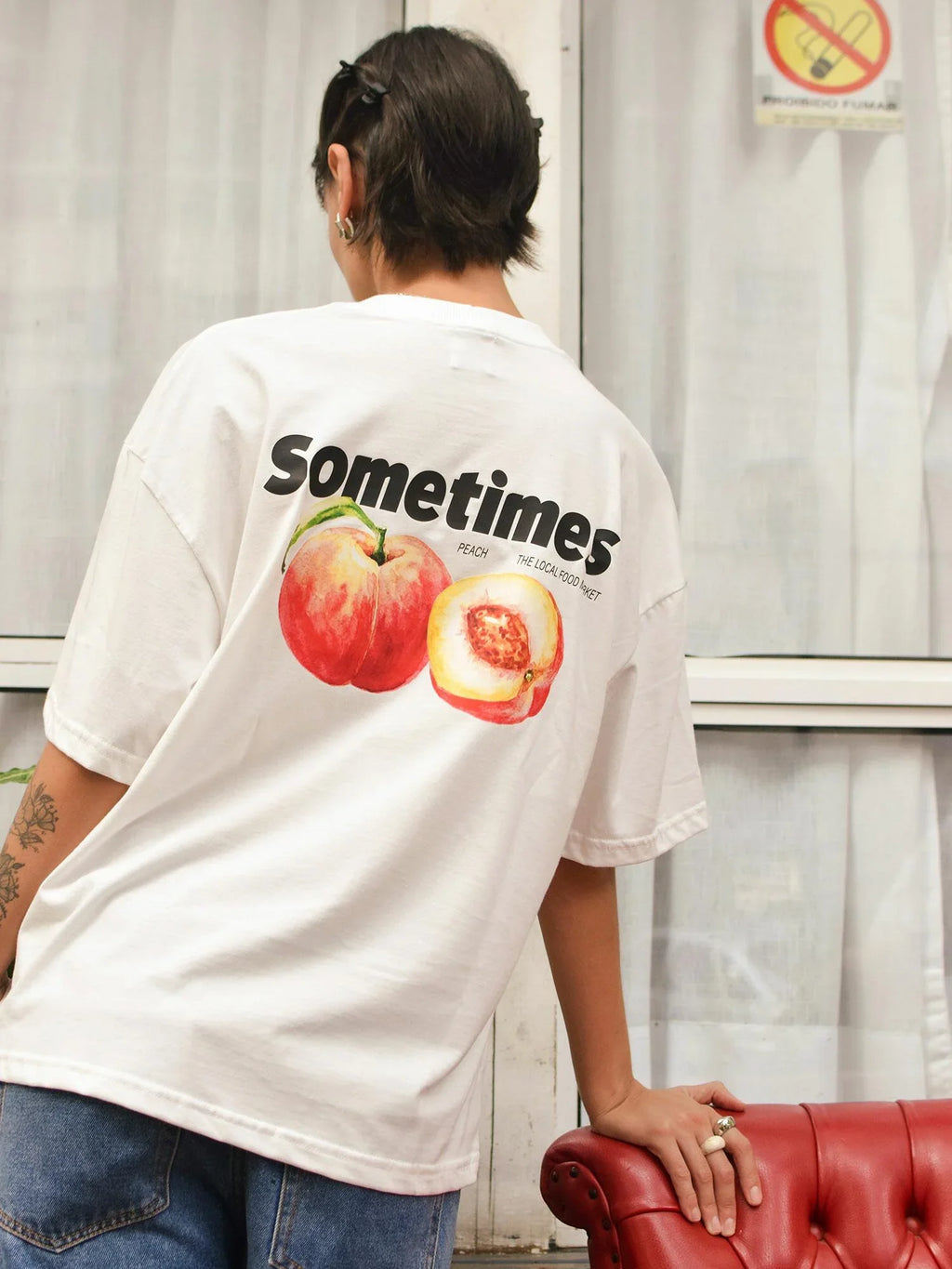 Camiseta Boxy Peach - Four Street