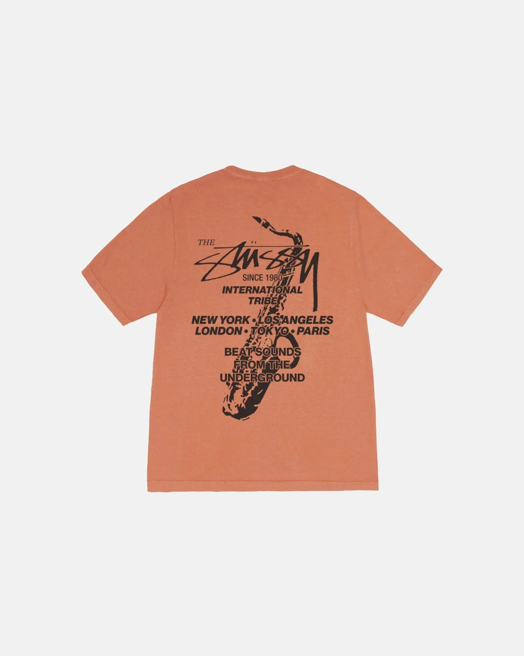 BEAT SOUNDS TEE PIGMENT DYED - Four Street