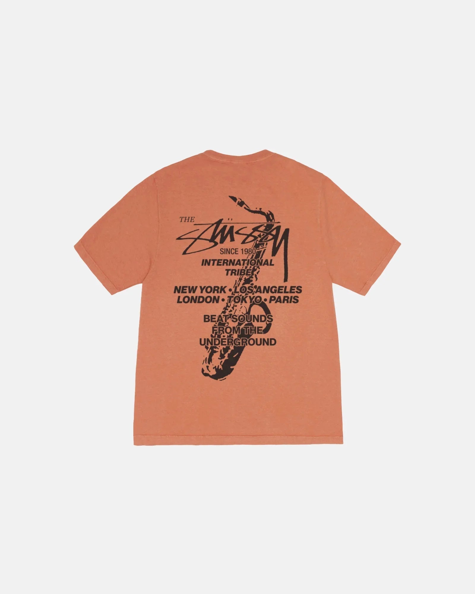 BEAT SOUNDS TEE PIGMENT DYED - Four Street