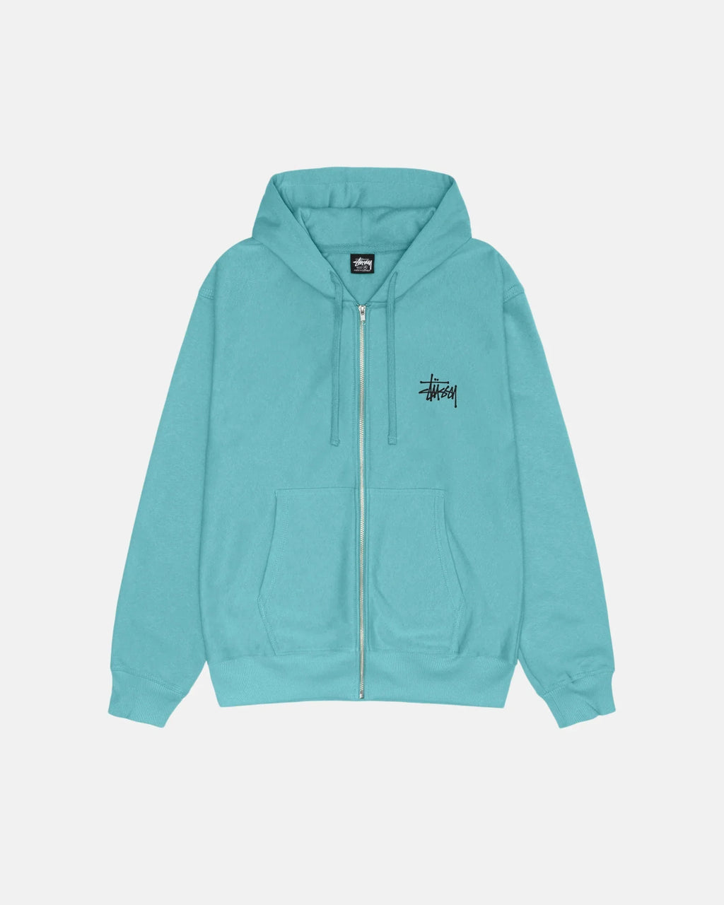 BASIC STÜSSY ZIP HOODIE - Four Street
