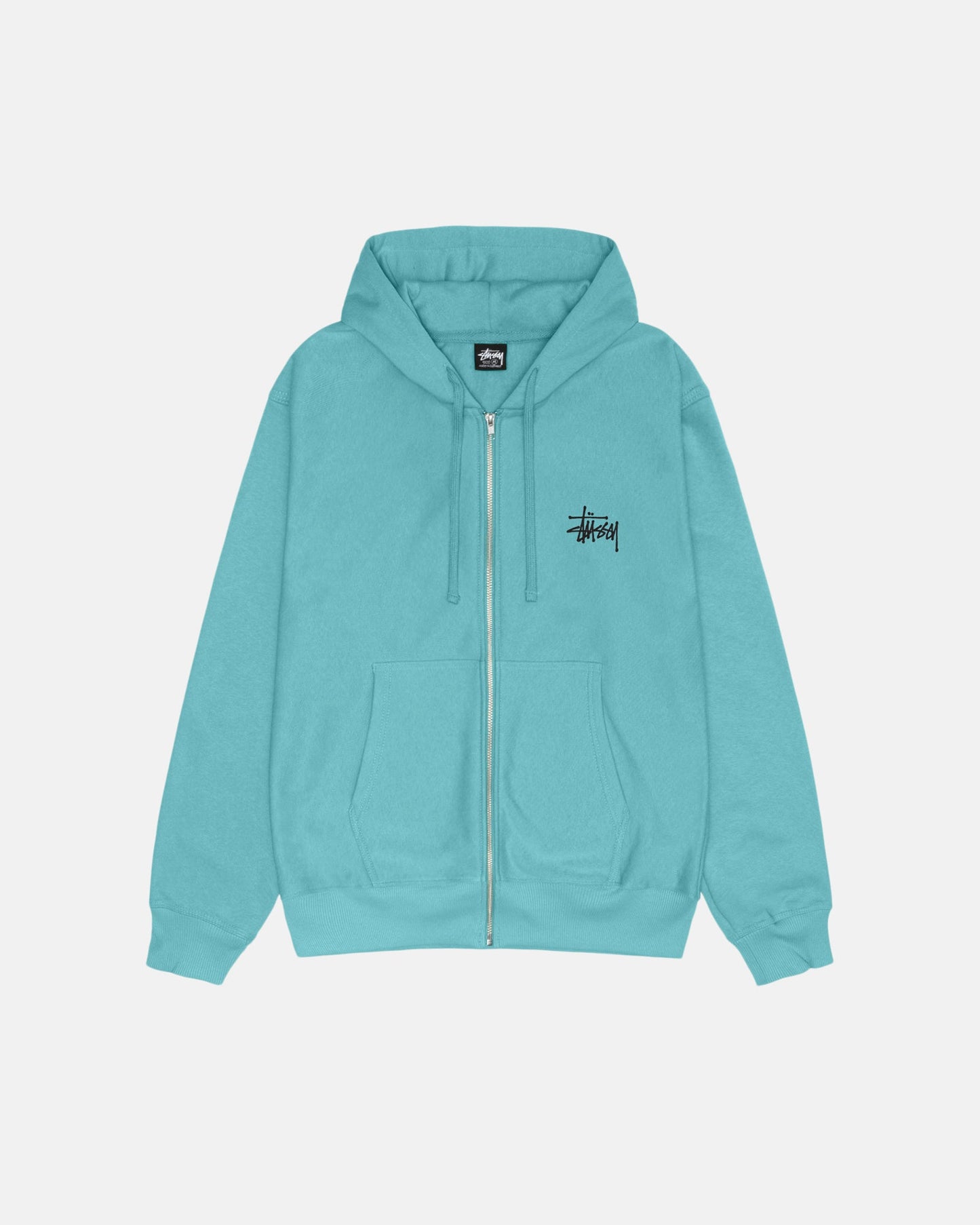 BASIC STÜSSY ZIP HOODIE
