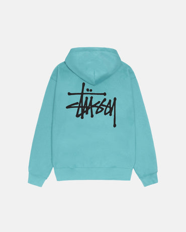 BASIC STÜSSY ZIP HOODIE