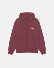 BASIC STÜSSY ZIP HOODIE