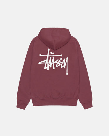 BASIC STÜSSY ZIP HOODIE