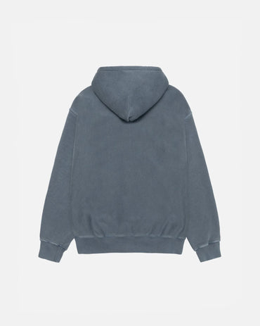 SMOOTH STOCK ZIP HOODIE PIGMENT DYED