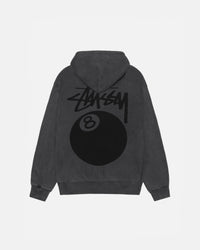 8 BALL ZIP HOODIE PIGMENT DYED