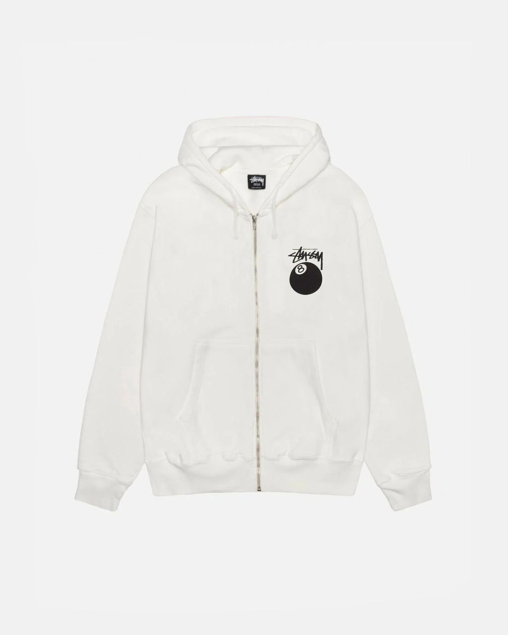 8 BALL ZIP HOODIE PIGMENT DYED - Four Street