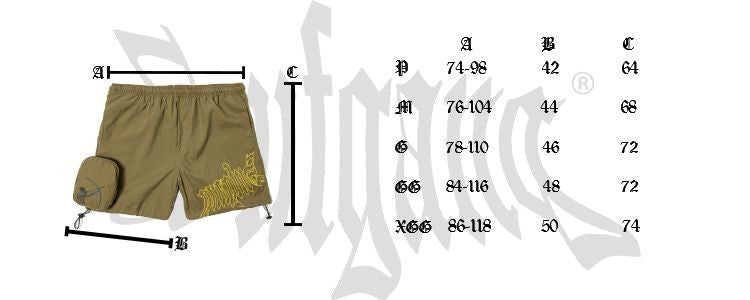 Shorts Bolso Removível "Bege"