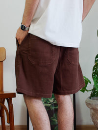 Short Cotelê Marrom