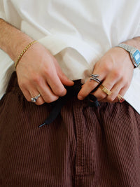Short Cotelê Marrom