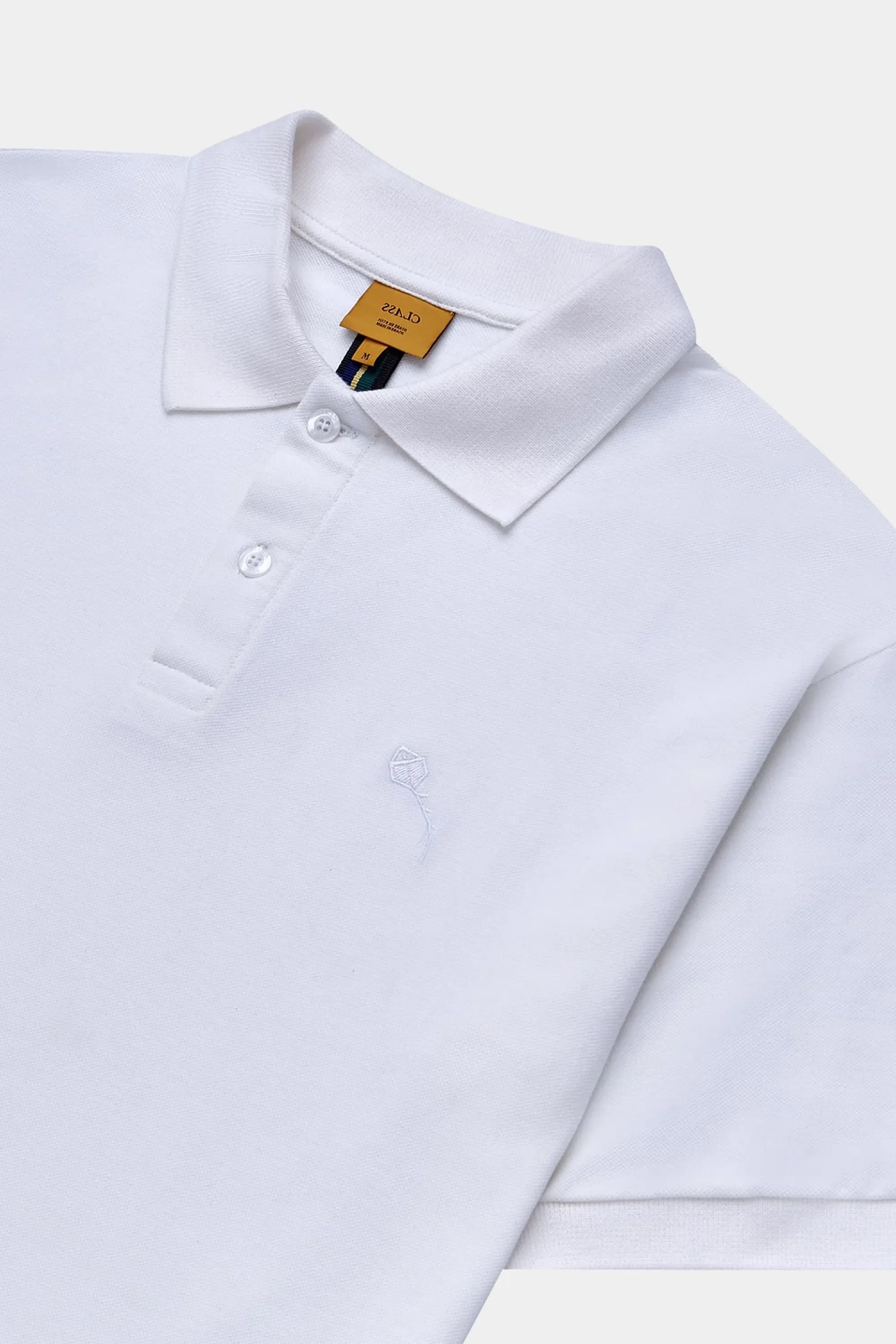 Camiseta Polo Class Pipa (Off White) - Four Street