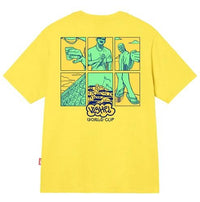 CAMISETA RETRATOS AMARELA "WORLD CUP 2022"