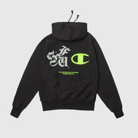Moletom x Champion Stars 3M Reverse Wave Black
