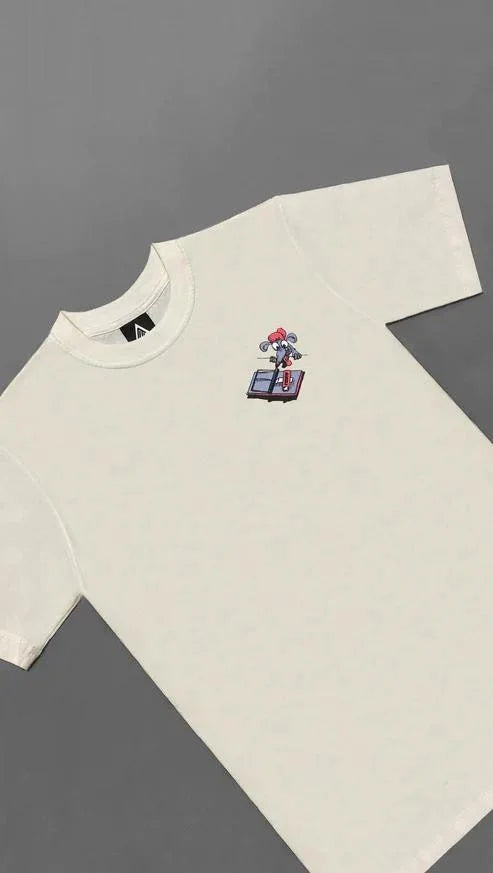 CAMISETA BREAK MOUSE OFF WHITE "BRAZART" - Four Street