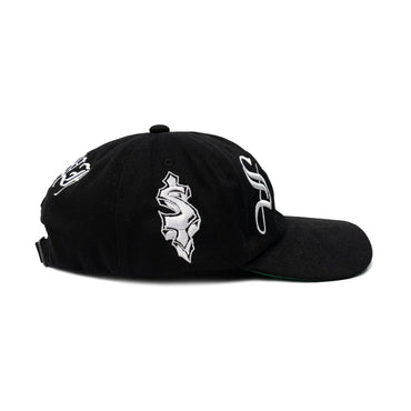 Boné 6 Panel  $ Embroidery Preto