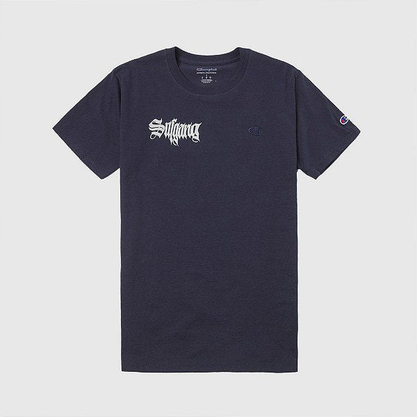 Camiseta Sufgang x Champion Stars 3M Classic Tee Navy Blue