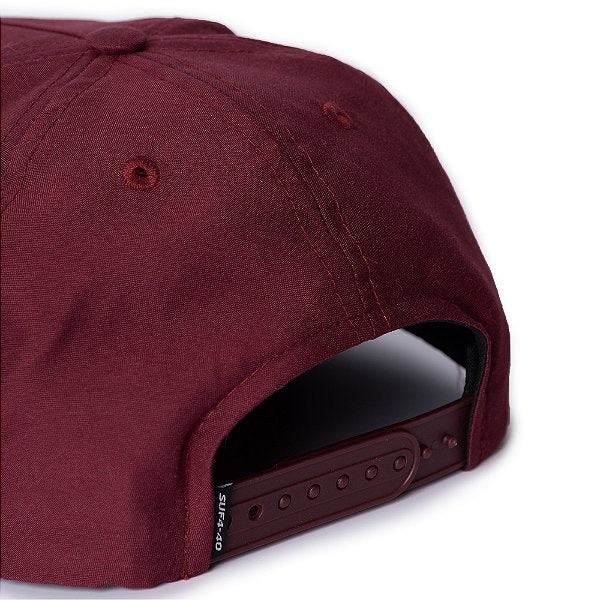 Boné 6 Panel Sufgang 4SUF Bordô