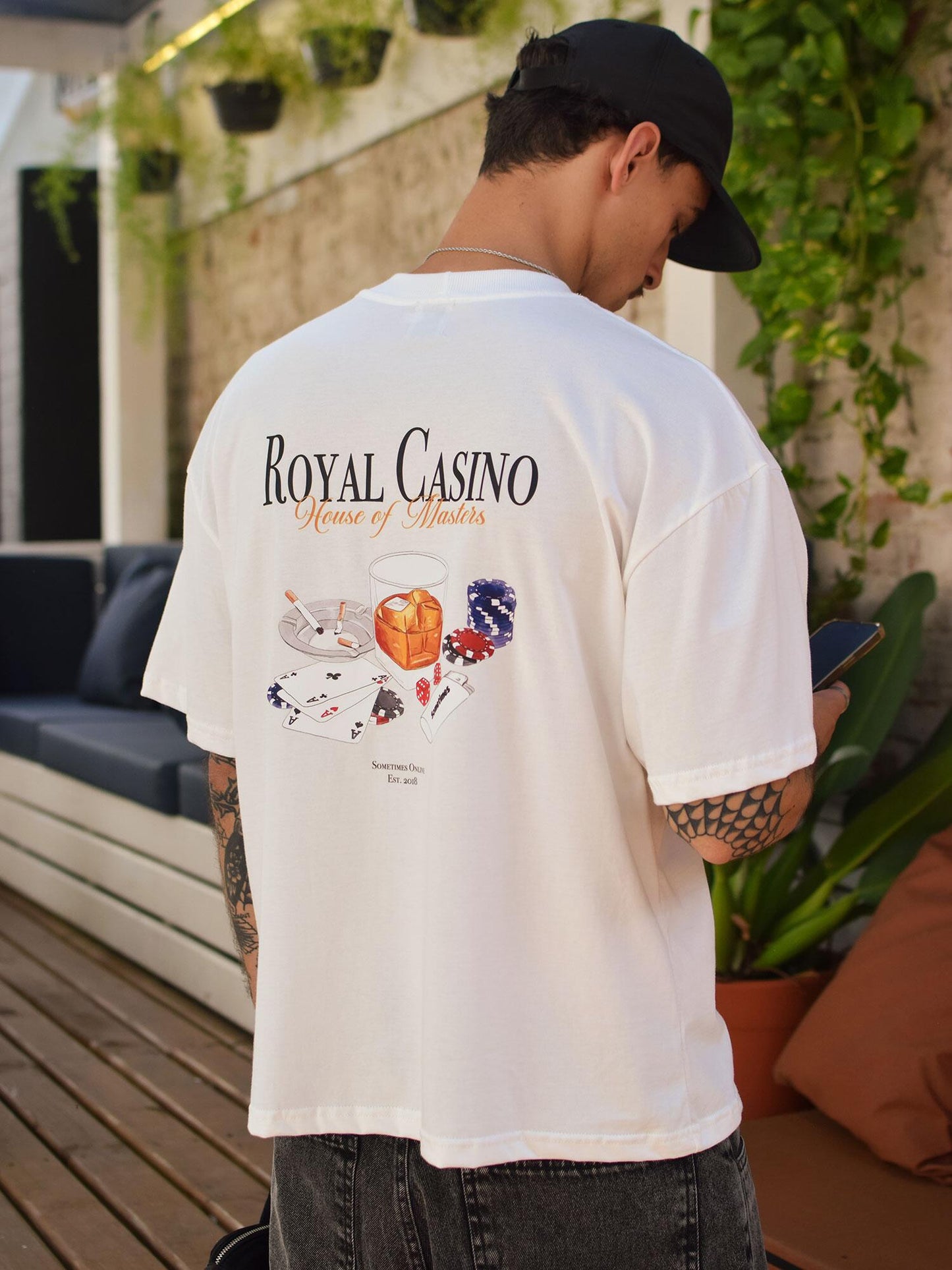 Camiseta Boxy Royal Casino