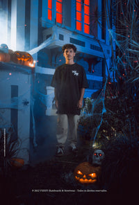 CAMISETA VISHBOYZ SKULL PRETA - "HALLOWEEN 2022"