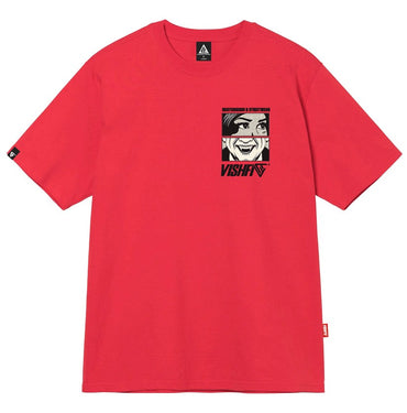 CAMISETA DRACULA COMIC VERMELHA "HALLOWEEN"