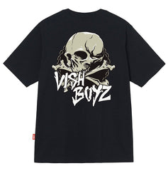 CAMISETA VISHBOYZ SKULL PRETA - 