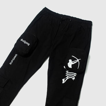 Calça Bolso Removível Preta