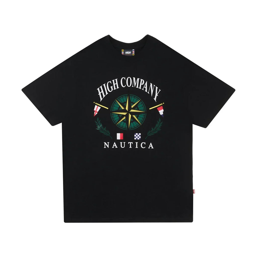 Tee Compass Black - Four Street