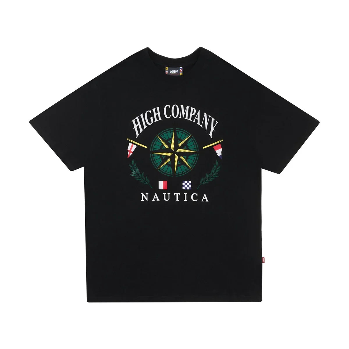 Tee Compass Black - Four Street