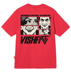 CAMISETA DRACULA COMIC VERMELHA 