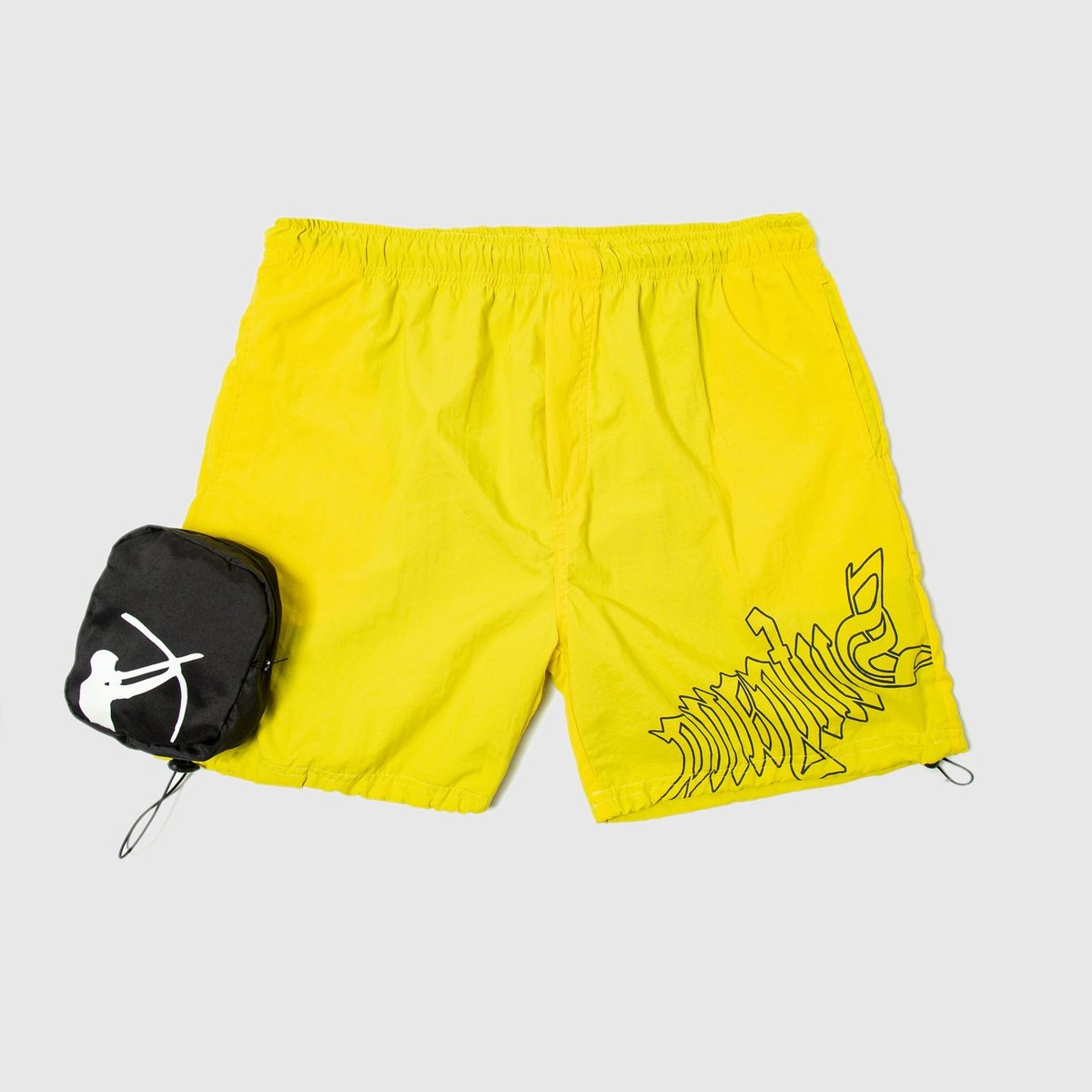 Shorts  Bolso Removível "Amarelo"