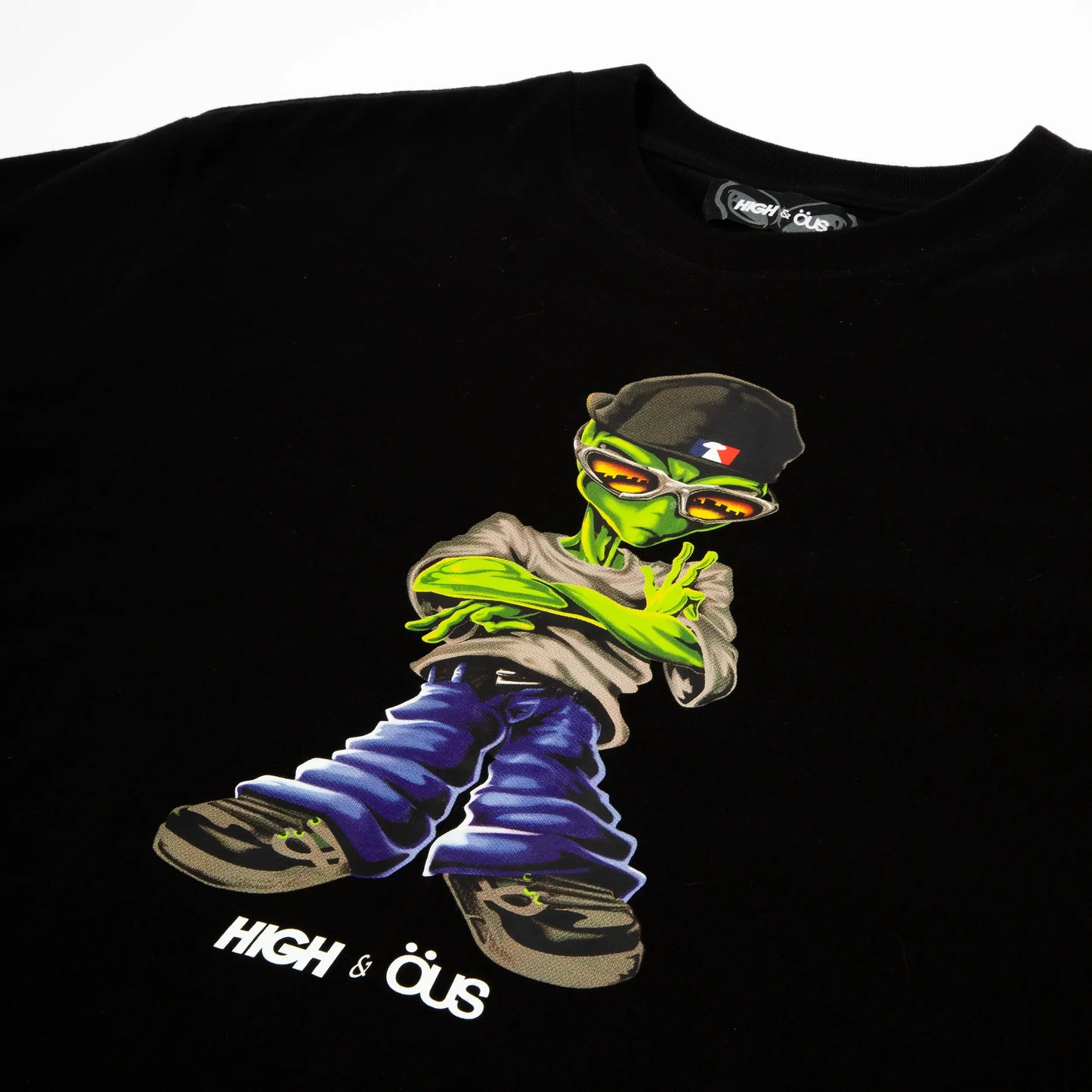 Alien High &amp; ÖUS T-Shirt Black
