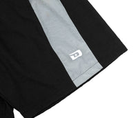 Angled Nylon Shorts In Black
