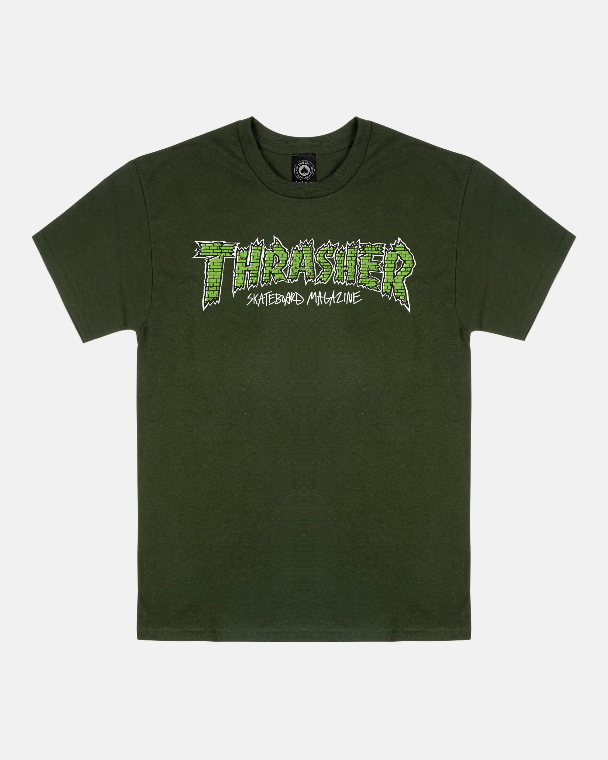 BRICK - T-SHIRT - FOREST GREEN