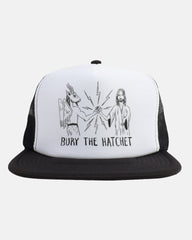 THRASHER X TOY MACHINE - B.T.H. - TRUCKER - BLACK/BLACK/WHITE