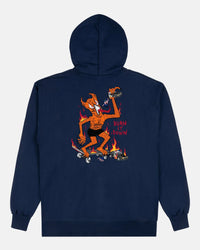 BURN IT DOWN - HOODIE - NAVY