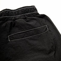 Backstitch Shorts Black