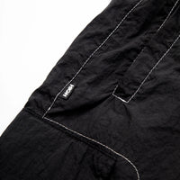 Backstitch Shorts Black