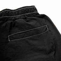 Backstitch Shorts Black