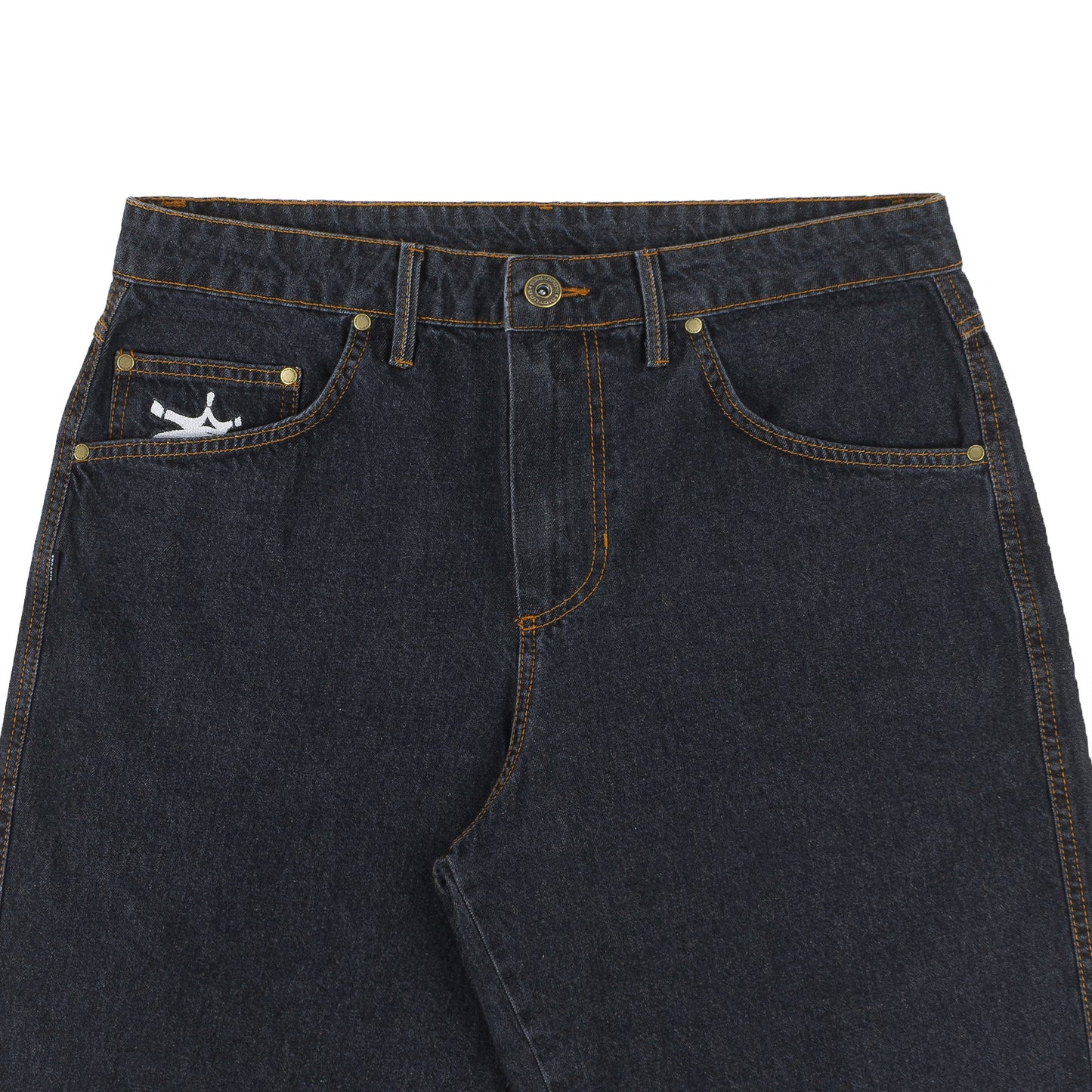 Blackzone Denim Shorts in Black
