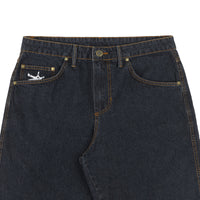 Blackzone Denim Shorts in Black