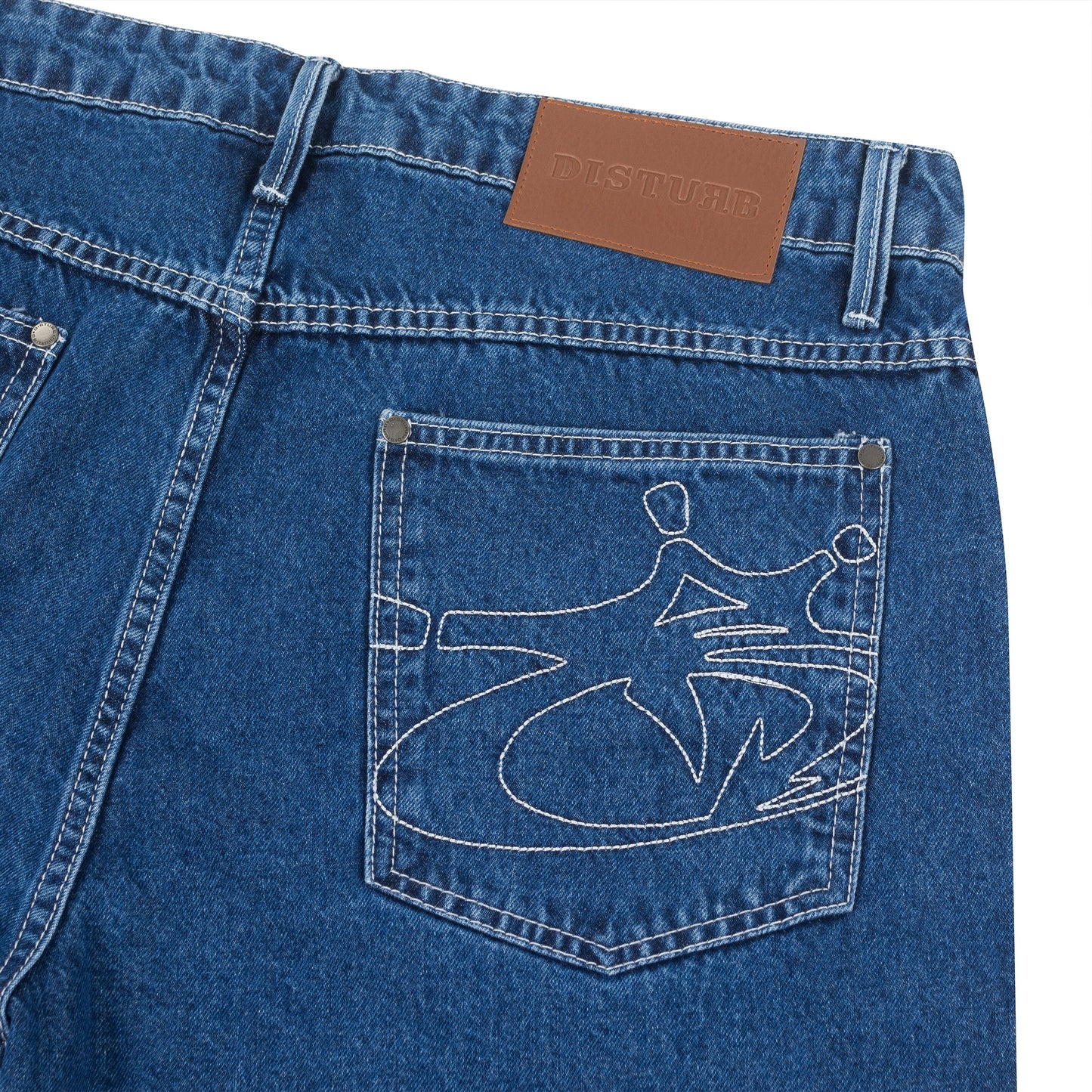 Blackzone Denim Shorts in Blue