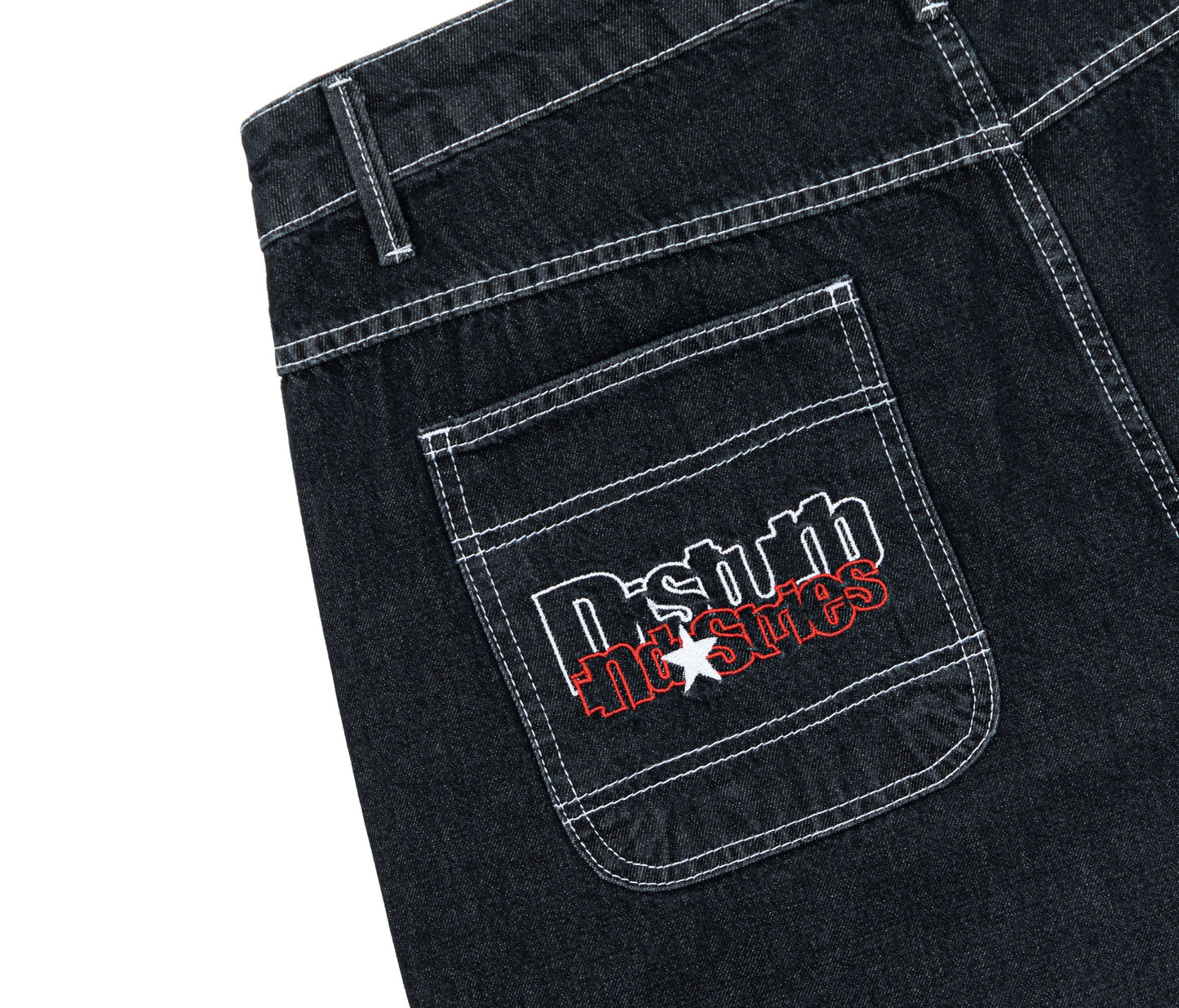 Bootleggaz Denim Shorts In Black