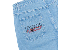 Bootleggaz Denim Shorts In Light Blue
