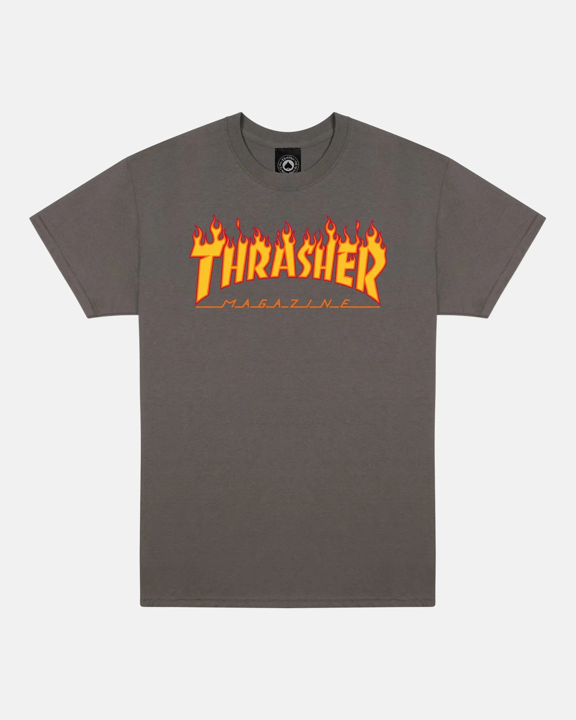 FLAME - TSHIRT - CHARCOAL - Four Street